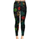 Apples Honey Honeycombs Pattern Leggings  View1