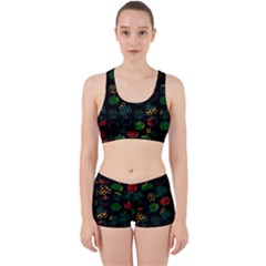 Apples Honey Honeycombs Pattern Work It Out Gym Set