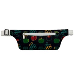 Apples Honey Honeycombs Pattern Active Waist Bag by Cowasu