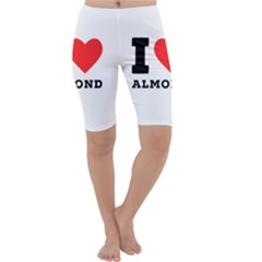 I Love Almond  Cropped Leggings  by ilovewhateva