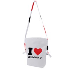 I Love Almond  Folding Shoulder Bag by ilovewhateva