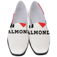 I Love Almond  Women s Classic Loafer Heels by ilovewhateva