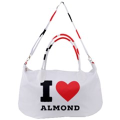 I Love Almond  Removable Strap Handbag by ilovewhateva