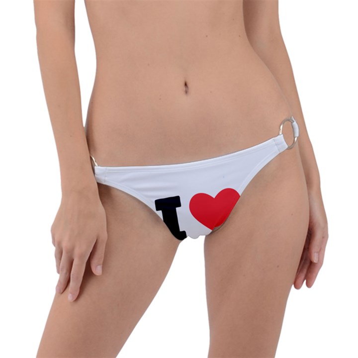 I love almond  Ring Detail Bikini Bottoms