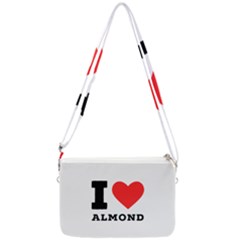 I Love Almond  Double Gusset Crossbody Bag by ilovewhateva