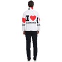 I love almond  Men s Bomber Jacket View4