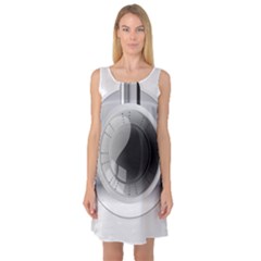 Washing Machines Home Electronic Sleeveless Satin Nightdress