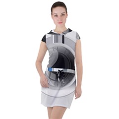 Washing Machines Home Electronic Drawstring Hooded Dress by Cowasu