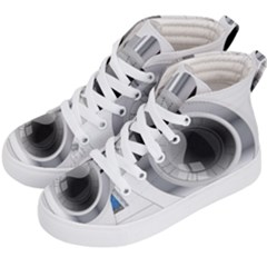 Washing Machines Home Electronic Kids  Hi-top Skate Sneakers by Cowasu