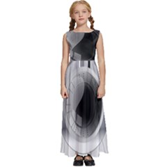 Washing Machines Home Electronic Kids  Satin Sleeveless Maxi Dress by Cowasu