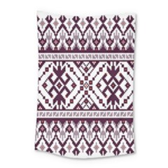 Illustration Ukrainian Folk Seamless Pattern Ornament Small Tapestry