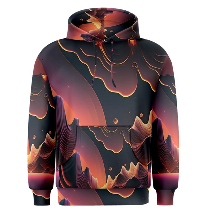 Fire Flame Burn Hot Heat Light Burning Orange Men s Core Hoodie