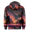 Fire Flame Burn Hot Heat Light Burning Orange Men s Core Hoodie View2