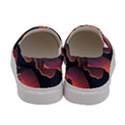 Fire Flame Burn Hot Heat Light Burning Orange Women s Canvas Slip Ons View4