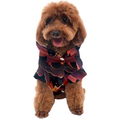 Fire Flame Burn Hot Heat Light Burning Orange Dog Coat by Cowasu