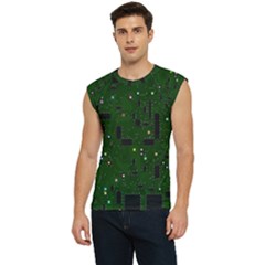 Circuit Board Conductor Tracks Men s Raglan Cap Sleeve Tee by Cowasu