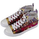 New York Skyline Manhattan City Women s Mid-Top Canvas Sneakers View2