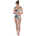 Ai Generated Waves Ocean Sea Tsunami Nautical Blue Sea (2) Bandaged Up Bikini Set  View2