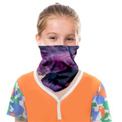 Landscape Landscape Painting Purple Purple Trees Face Covering Bandana (kids) by Cowasu