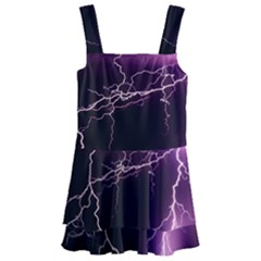 Storm Flashlight Space Nature Kids  Layered Skirt Swimsuit