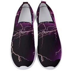 Storm Flashlight Space Nature Men s Slip On Sneakers by Cowasu