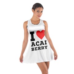 I Love Acai Berry Cotton Racerback Dress by ilovewhateva