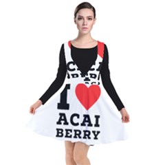 I Love Acai Berry Plunge Pinafore Dress by ilovewhateva