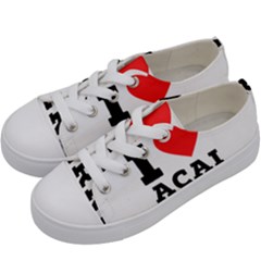 I Love Acai Berry Kids  Low Top Canvas Sneakers by ilovewhateva