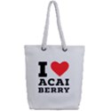 I love acai berry Full Print Rope Handle Tote (Small) View2