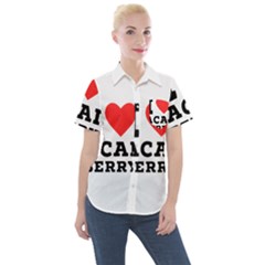 I Love Acai Berry Women s Short Sleeve Pocket Shirt