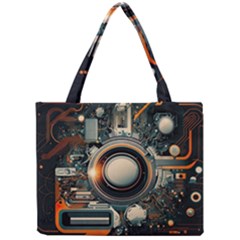 Illustrations Technology Robot Internet Processor Mini Tote Bag by Cowasu