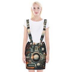 Illustrations Technology Robot Internet Processor Braces Suspender Skirt by Cowasu