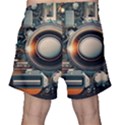 Illustrations Technology Robot Internet Processor Men s Shorts View2