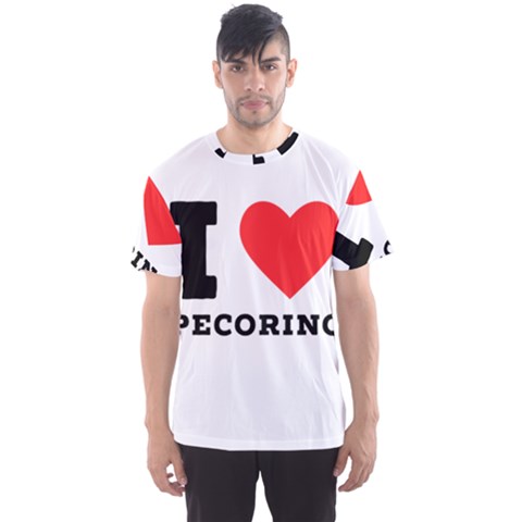 I Love Pecorino  Men s Sport Mesh Tee by ilovewhateva