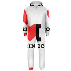 I Love Pecorino  Hooded Jumpsuit (men) by ilovewhateva