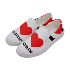 I Love Pecorino  Women s Canvas Slip Ons by ilovewhateva