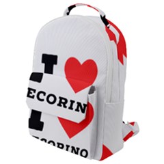 I Love Pecorino  Flap Pocket Backpack (small) by ilovewhateva