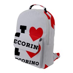 I Love Pecorino  Flap Pocket Backpack (large) by ilovewhateva