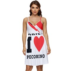 I Love Pecorino  V-neck Pocket Summer Dress  by ilovewhateva