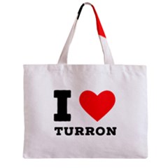 I Love Turron  Zipper Mini Tote Bag