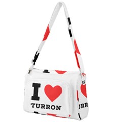 I Love Turron  Front Pocket Crossbody Bag by ilovewhateva