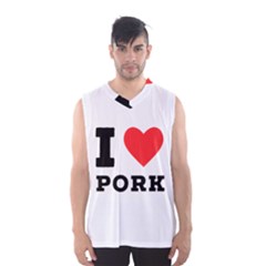 I Love Pork  Men s Basketball Tank Top by ilovewhateva