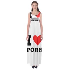 I Love Pork  Empire Waist Maxi Dress by ilovewhateva