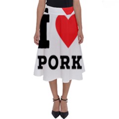 I Love Pork  Perfect Length Midi Skirt by ilovewhateva