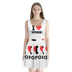 I Love Pork  Split Back Mini Dress  by ilovewhateva