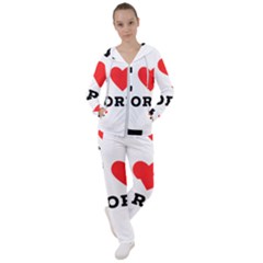 I Love Pork  Women s Tracksuit by ilovewhateva