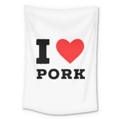 I Love Pork  Large Tapestry by ilovewhateva