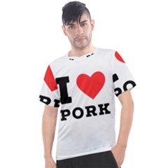 I Love Pork  Men s Sport Top by ilovewhateva