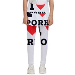 I Love Pork  Kids  Skirted Pants by ilovewhateva