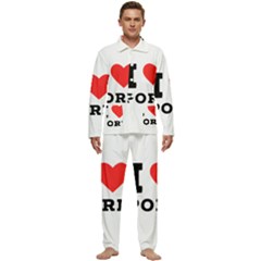 I Love Pork  Men s Long Sleeve Velvet Pocket Pajamas Set by ilovewhateva